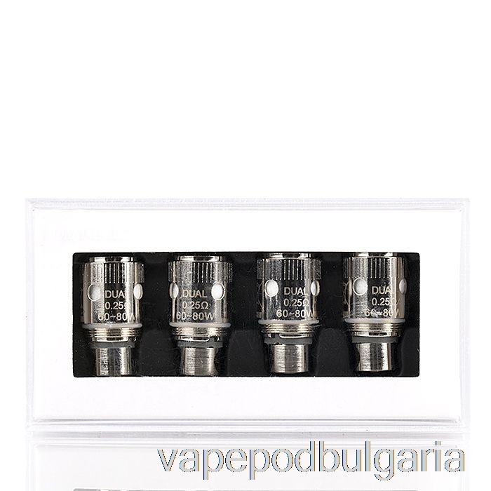 Vape 10000 Дръпки Uwell Crown Replacement Coils 0.25ohm Dual Coils